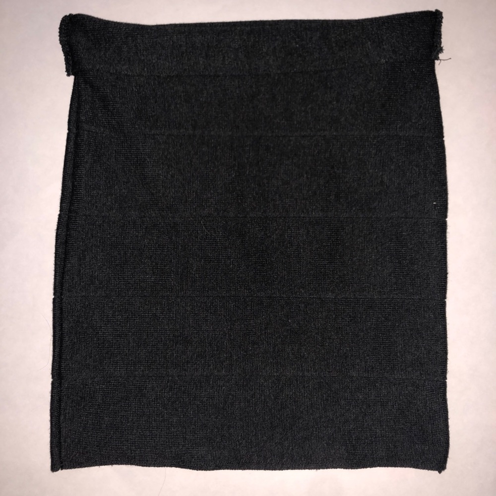 Dark Grey Pencil Skirt